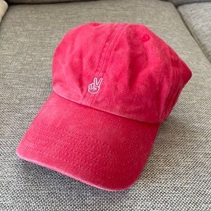 Red Marine Layer Baseball Cap